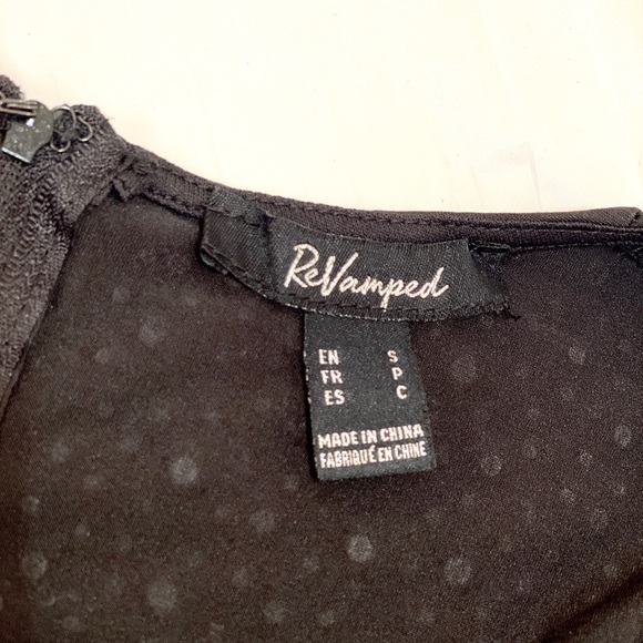 Black rhinestone corset top - Picture 4 of 4